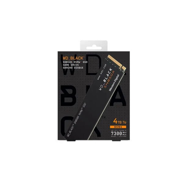 Western Digital 4TB SSD NVMe SN850X (Sans emballage)