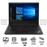 Lenovo ThinkPad E480 Core i7-8550U I 16Go I 256Go SSD IRX 550 2Go Vram I Win 11Pro I 14″ IPS Full HD Occasion Etat 8/10