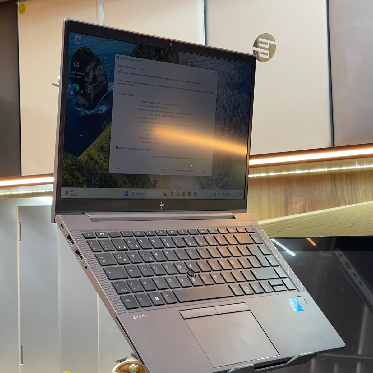 HP ZBOOK Firefly 14 G8  Core i7-1185G7 I 32Go I 256Go SSD I Win 11Pro I 14″ IPS Full HD Occasion Etat 9/10 – Image 4