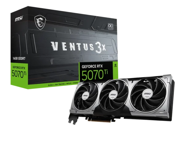 MSI GeForce RTX 5070 Ti 16G VENTUS 3X OC