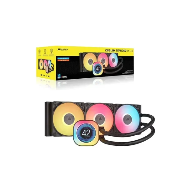 Corsair Titan 360 RX LCD RGB (Noir)