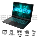 PC Portable Gamer GIGABYTE GAMING A16 CTHI3FR893SD Core i7-13620H I 16Go RAM I 1Tb SSD I NVIDIA 5050 8GB I Win 11Pro I 16″ WUXGA IPS Neuf