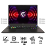 PC Portable Gamer MSI Vector 16 HX A13VHG-459 Core I9-13980HX I 32Go I 1Tb SSD I NVIDIA 4080 12GB I Win 11Pro I 16″ IPS QHD+ Neuf