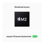 Ordinateur Portable Apple MacBook Air M2 13 pouces (2022) AZERTY M2 I 16Go RAM I 256GB SSD I 13.6″ Neuf – Image 4