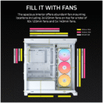 CORSAIR FRAME 4500X RS-R ARGB Blanc – Image 3