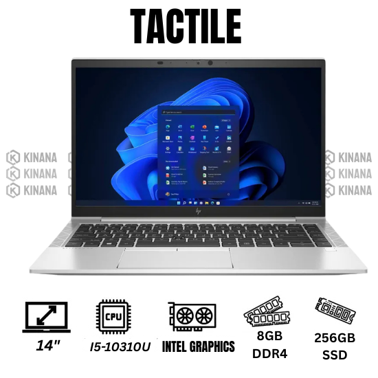 Ordinateur Portable HP ELITEBOOK 840 G7 TACTILE Core i5-10310U I 8Go I 256Go SSD I Win 11Pro I 14″ IPS Full HD Occasion TATLE Etat 8/10